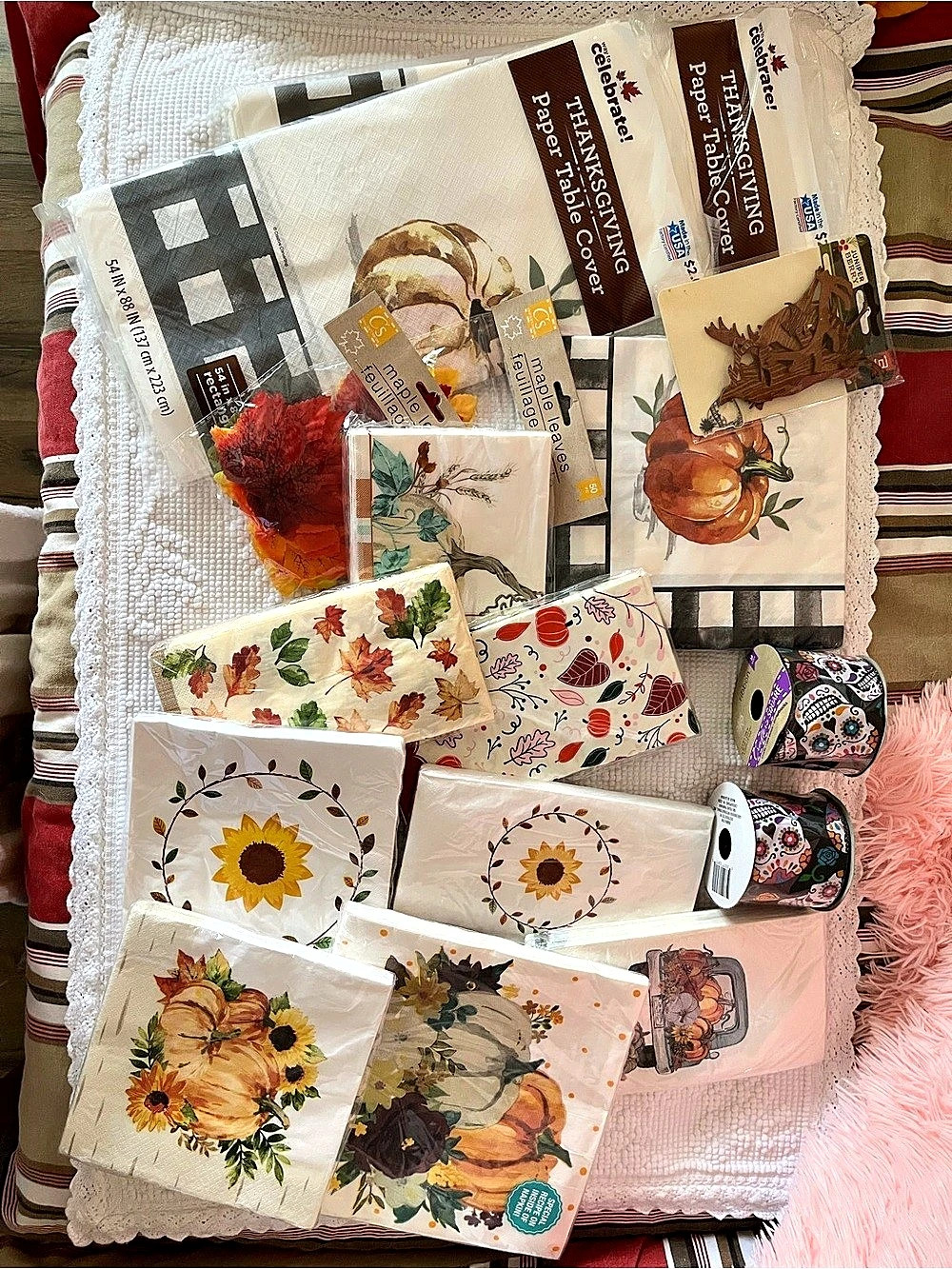Fall Paper Holiday Decor Paper Goods, Great for Decoupage too